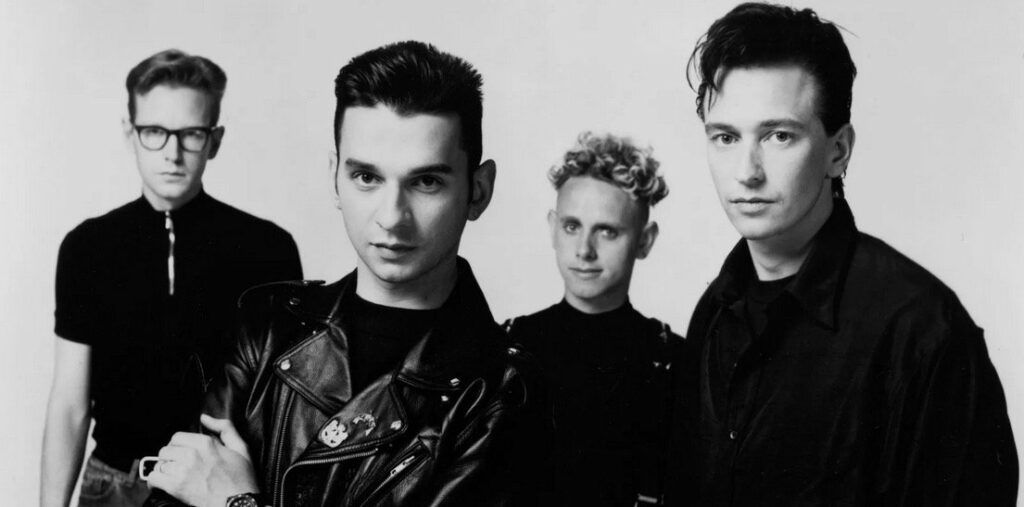 En la imagen, están los 4 miembros de Depeche Mode