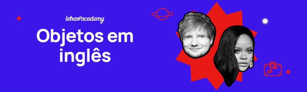 objetos em inglês