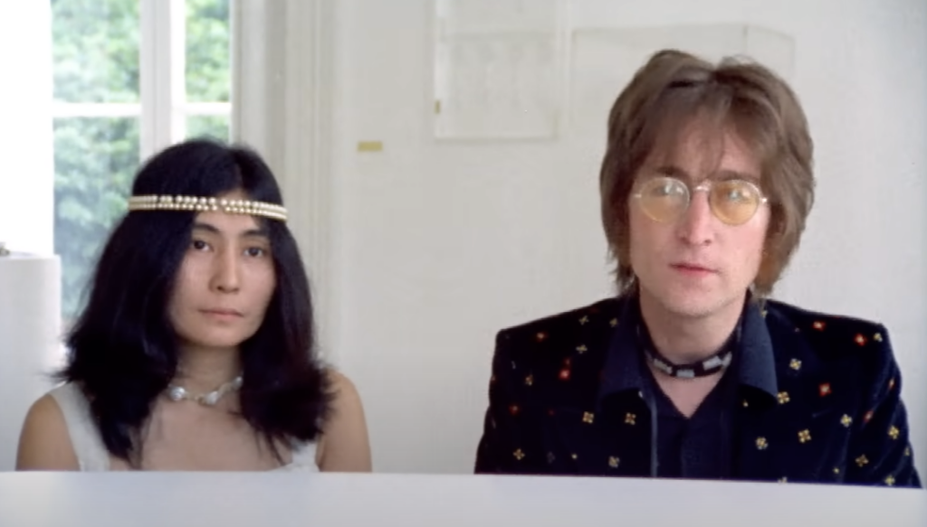 Yoko Ono y John Lennon