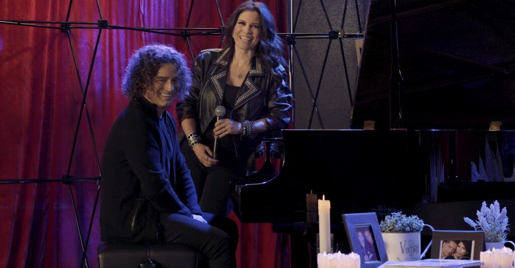 Chacho Gaytán y Alessandra Rosaldo