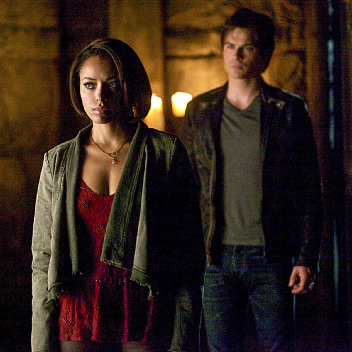 Bonnie e Damon no Outro Lado, em Diários de Um Vampiro