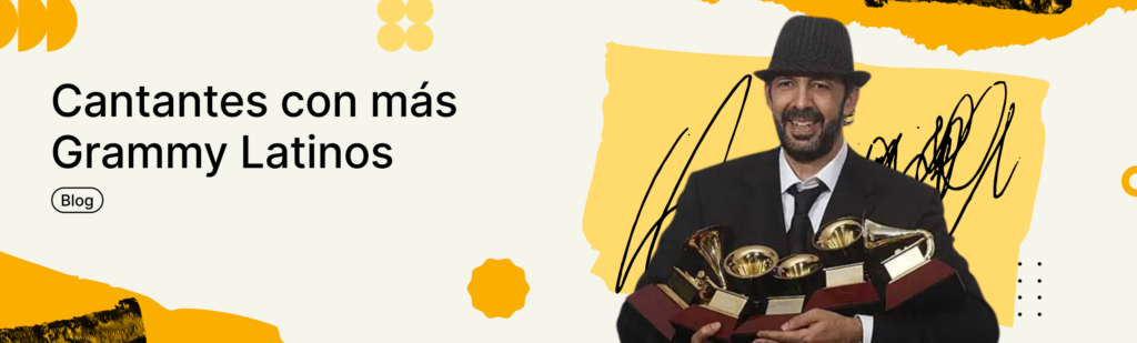 Artículo: cantantes con más grammy latinos
