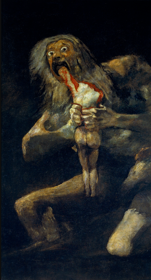 Saturno devorando a su hijo, de Francisco Goya