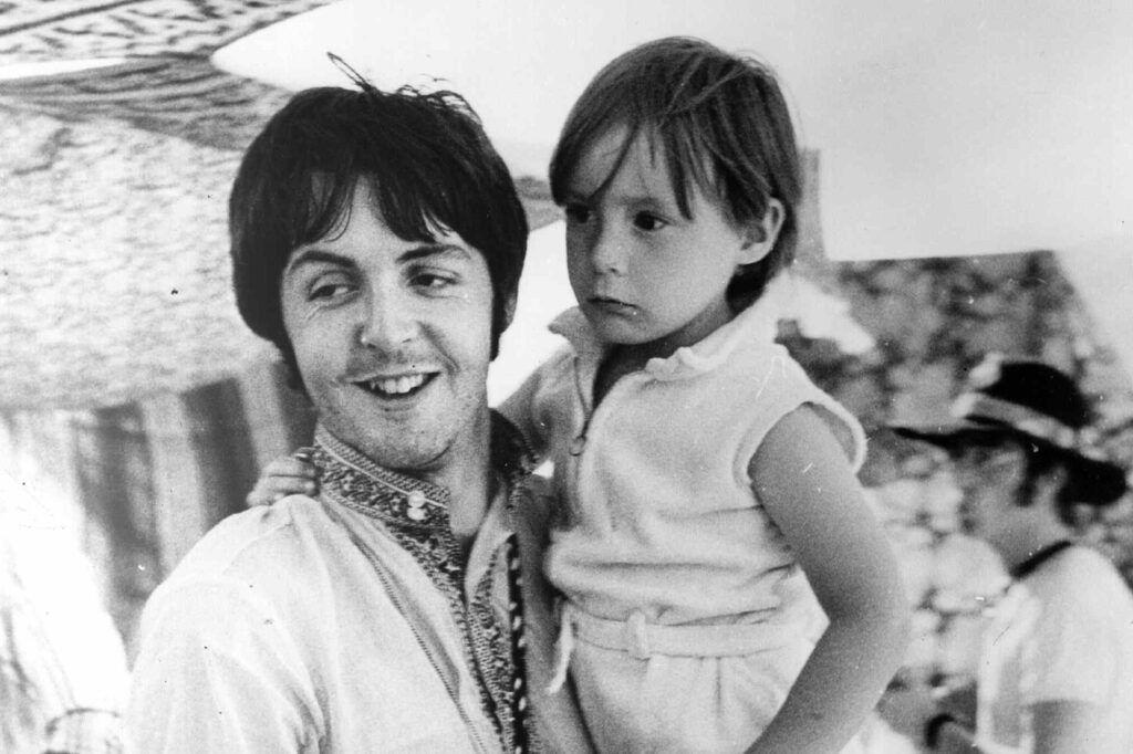 Paul McCartney y Julian Lennon