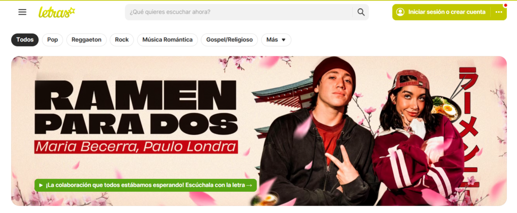 iniciar sesión en letras.com