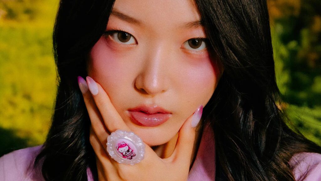 yoonchae katseye maquiagem