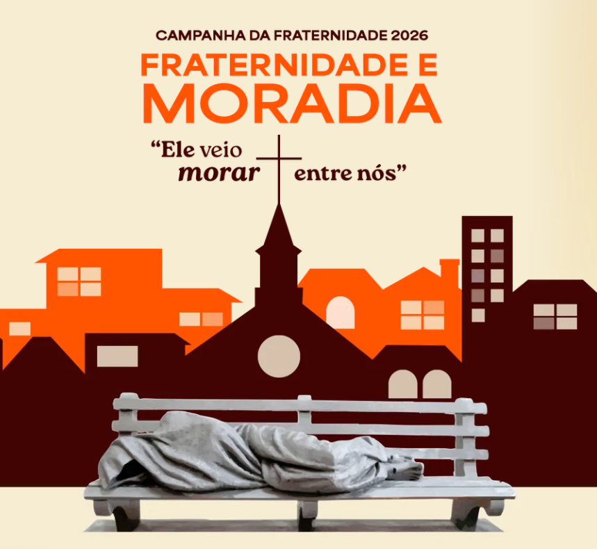 Imagem da campanha da fraternidade 2026: fraternidade e moradia