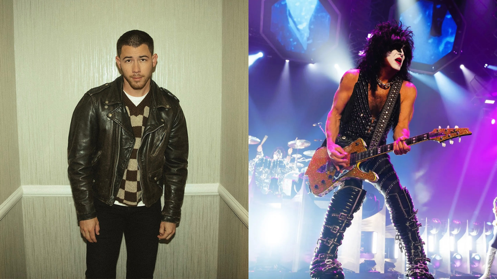 nick jonas paul stanley kiss