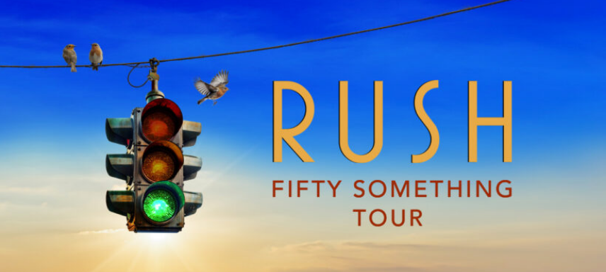 Rush cartaz da turnê “Fifty Something”