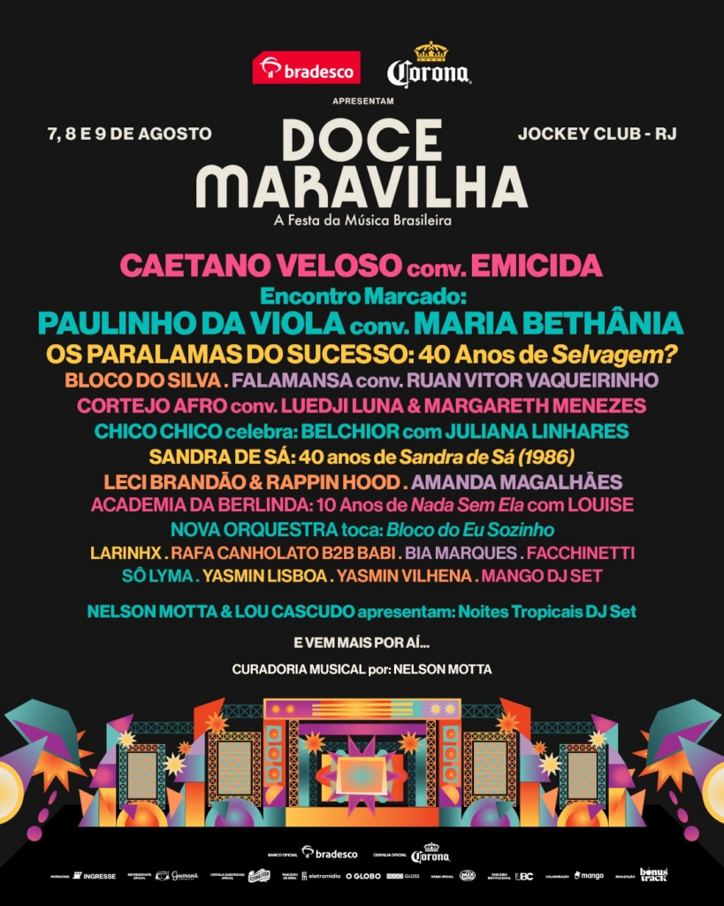 Line-up do Doce Maravilha 2026