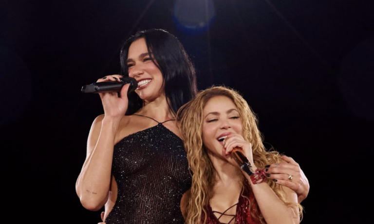 Shakira e Dua Lipa cantam “Antología” juntas em show em Madri