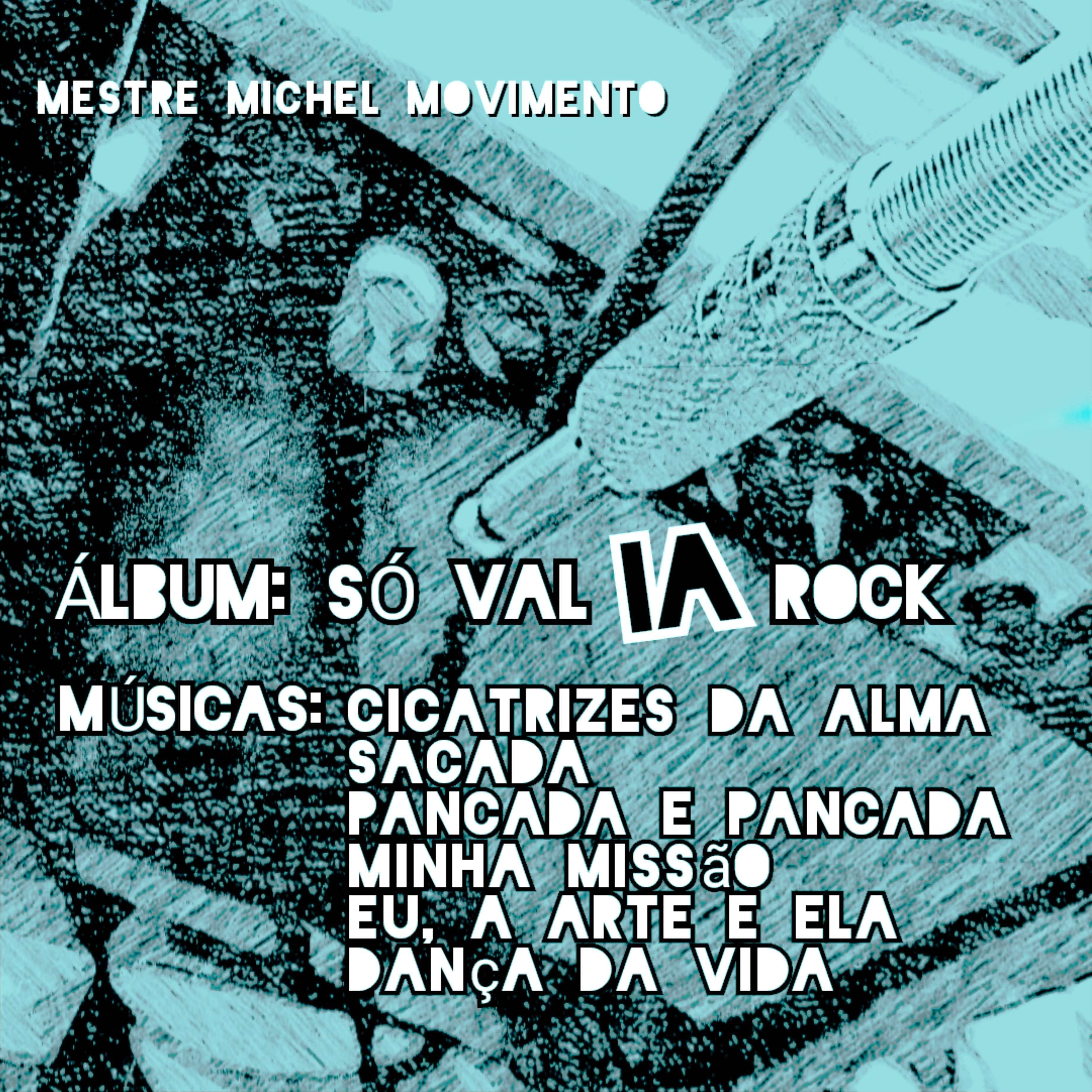 Portada de Álbum "Só Valia Rock", de Mestre Michel Movimento