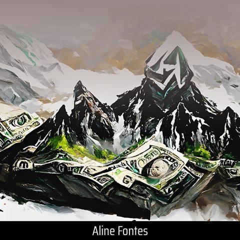 Portada de Álbum "Fluxo da Riqueza e Prosperidade", de Aline Fontes