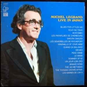 Capa do álbum "Live In Japan", de Michel Legrand
