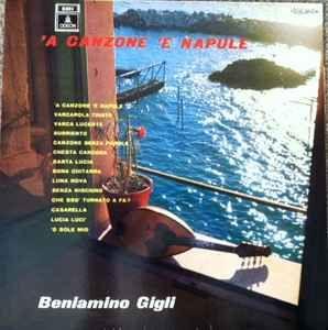 Portada de Álbum "A Canzone 'e Napule", de Beniamino Gigli