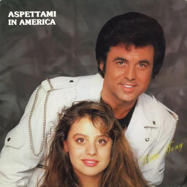 Portada de Álbum "Aspettami In America", de Little Tony