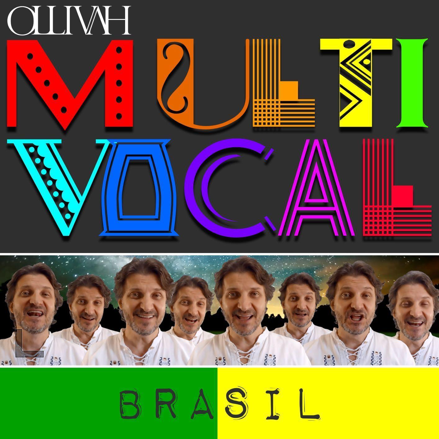 Capa do Álbum "Multivocal Brasil", de Evandro Oliva 