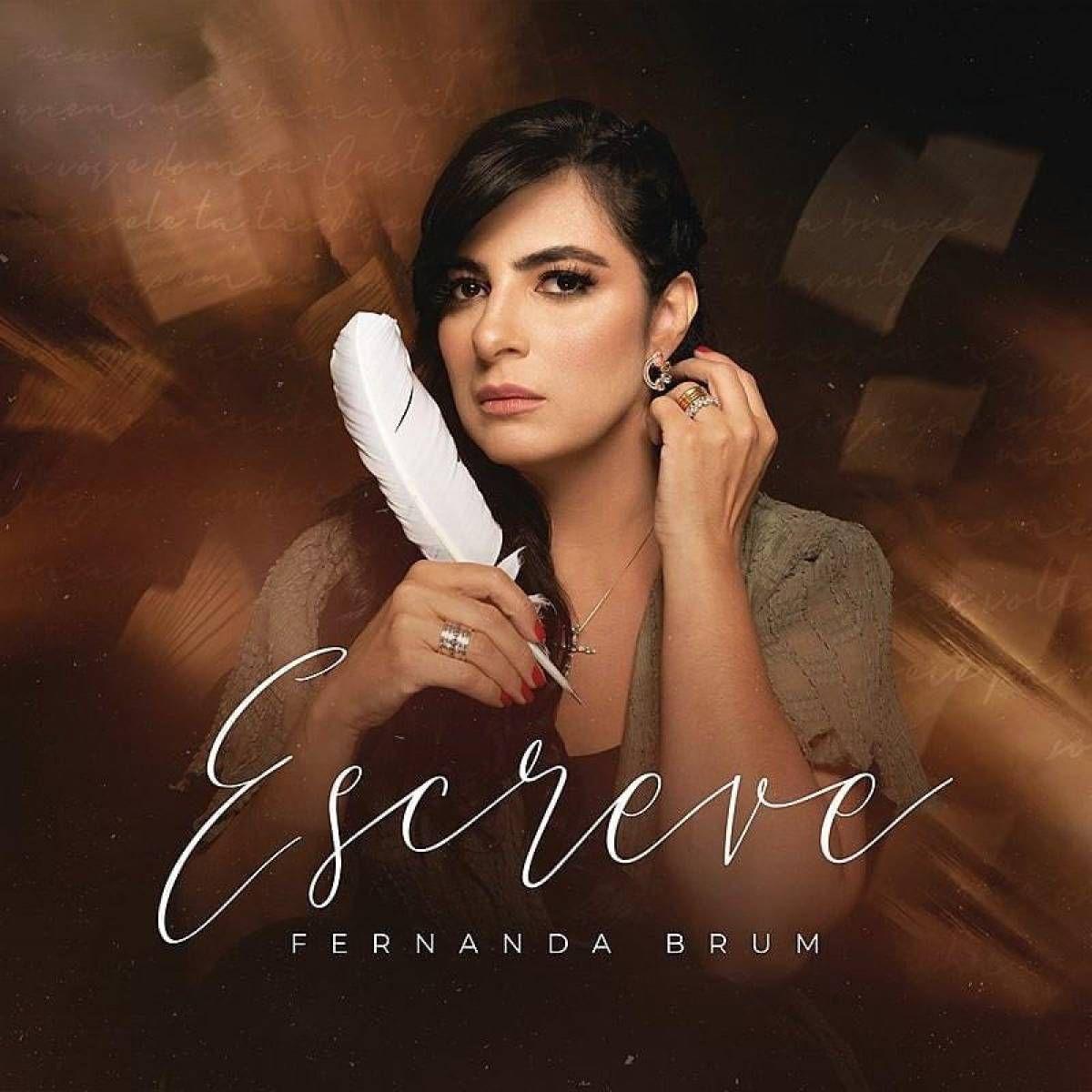 Portada del álbum "Escreve", de Fernanda Brum