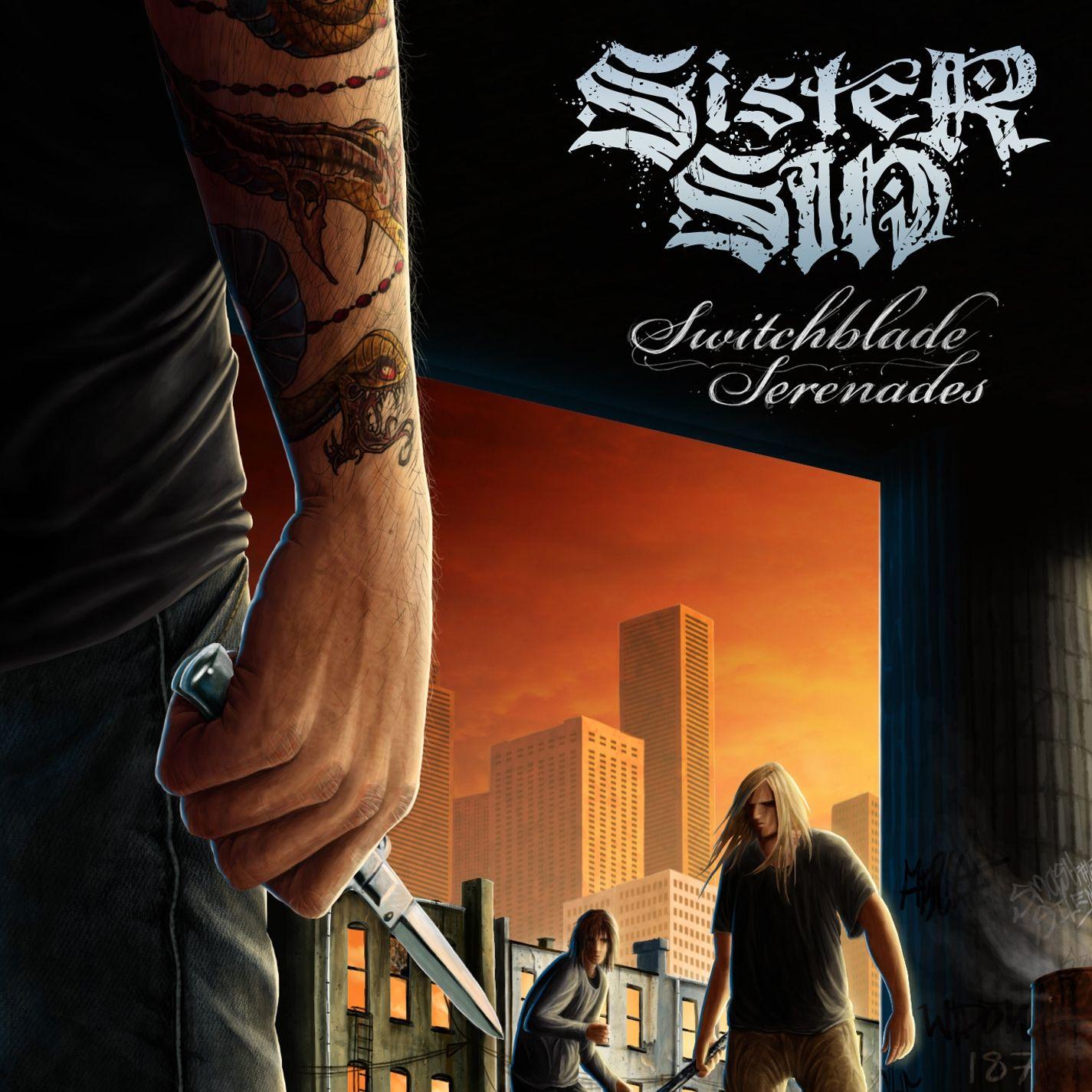 Capa do Álbum " Switchblade Serenades", de Sister Sin