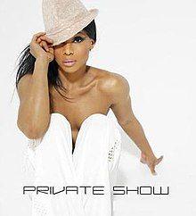 Portada de Álbum "Private Show ", de Adina Howard