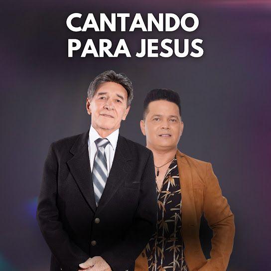 Capa do álbum "Cantando Para Jesus", de Joaquim e Manuel