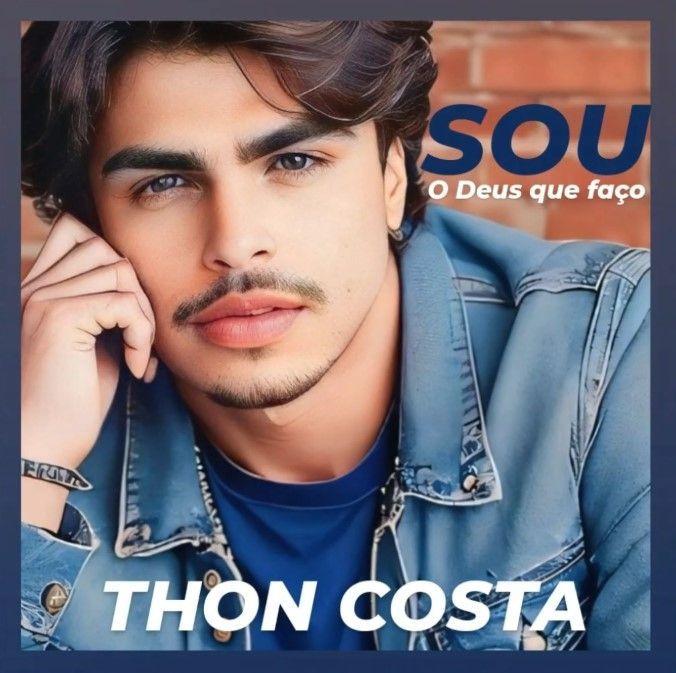 Portada de Sencillo/EP "Sou o Deus Que Faço", de Thon Costa