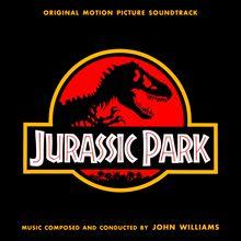Capa do álbum "Jurassic Park", de John Williams