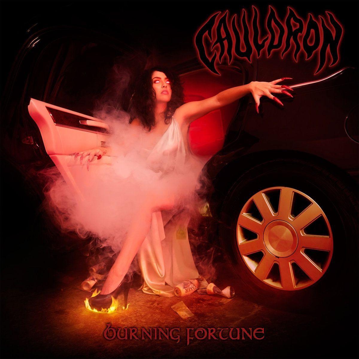 Portada de Álbum "Burning Fortune", de Cauldron