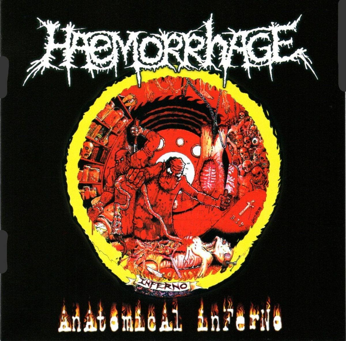 Capa do Álbum "Anatomical Inferno", de Haemorrhage