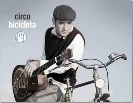 Portada de Álbum "Circo Bicicleta", de Miguel Inzunza