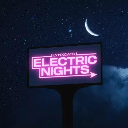 Single/EP cover of "ELECTRIC NIGHTS" by LYNXCATS