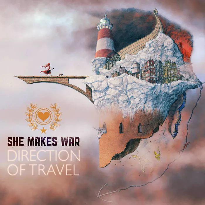 Portada de Álbum "Direction Of Travel", de She Makes War
