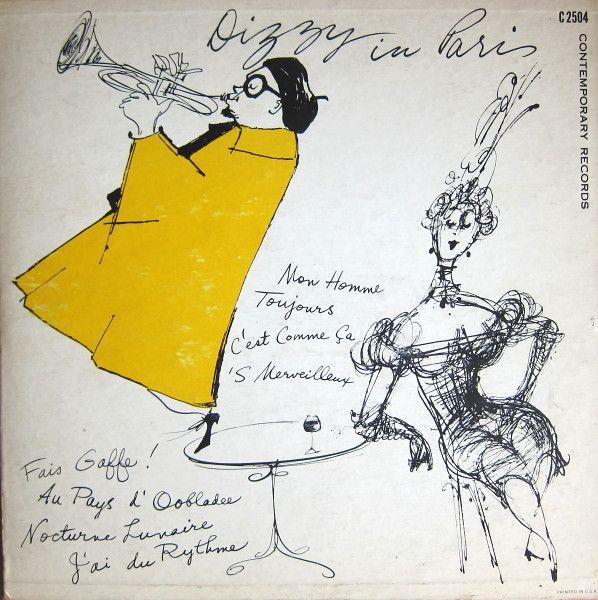 Album cover of "Dizzy In Paris" by Dizzy Gillespie