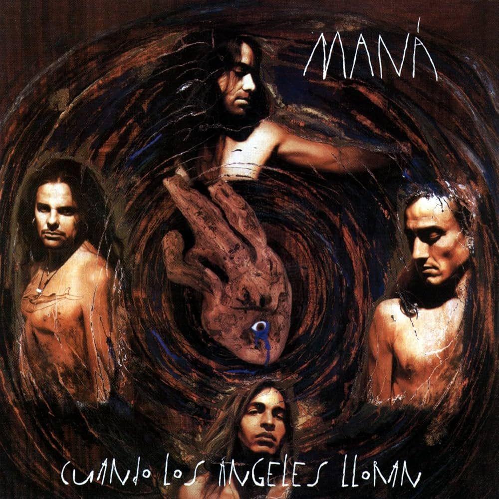 Capa do Álbum "Cuando los ángeles lloran", de Maná