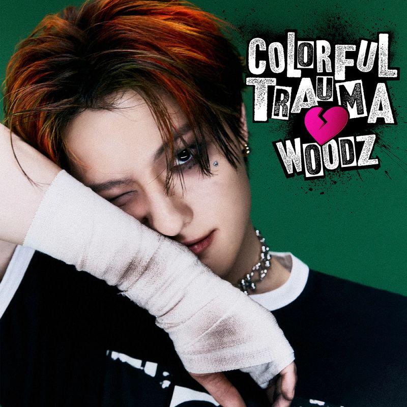Capa do Álbum "COLORFUL TRAUMA", de WOODZ