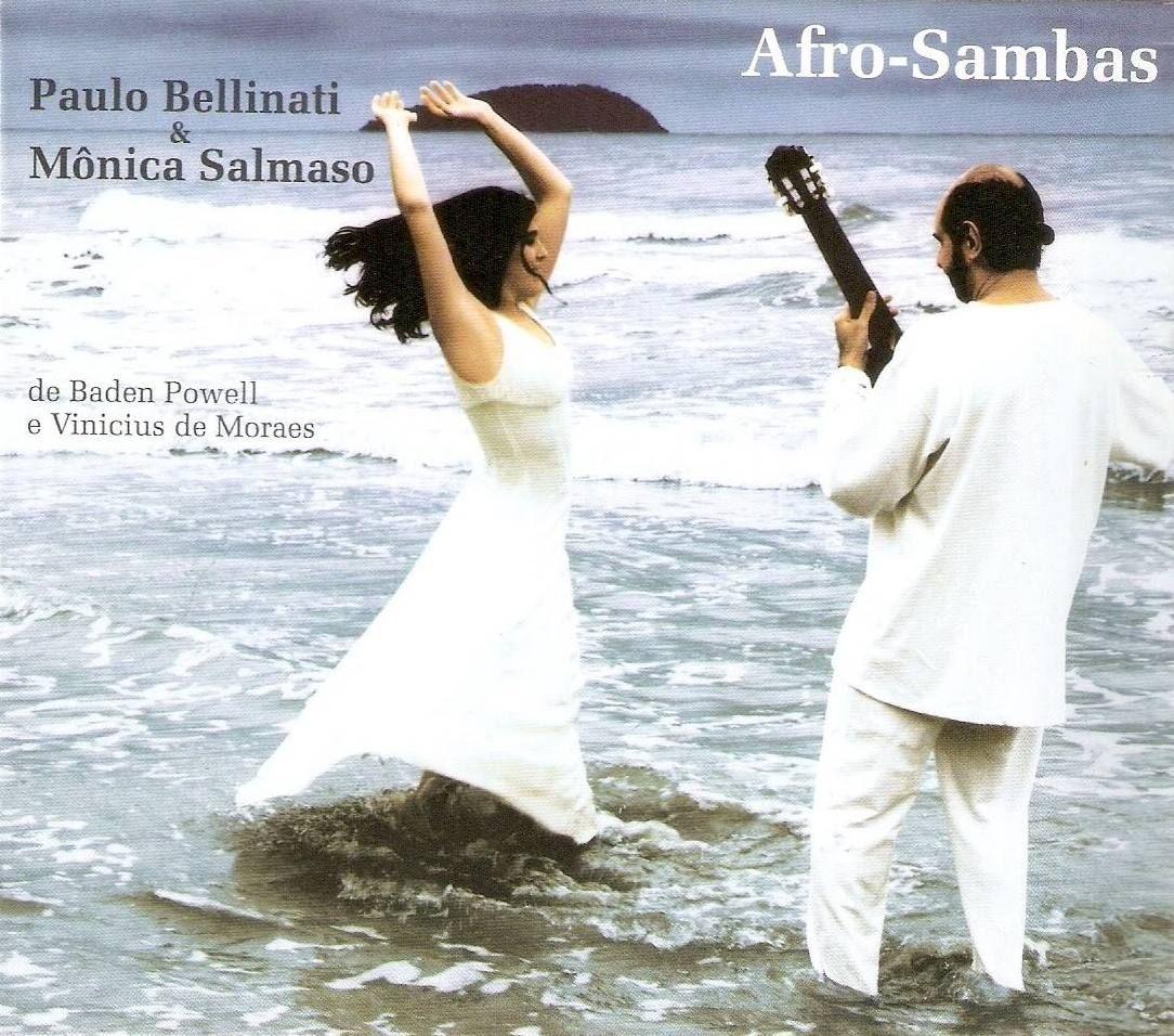 Portada de Álbum "Afro Sambas", de Monica Salmaso
