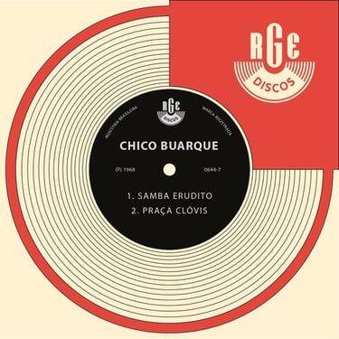 Capa do álbum "Samba Erudito / Praça Clovis", de Chico Buarque