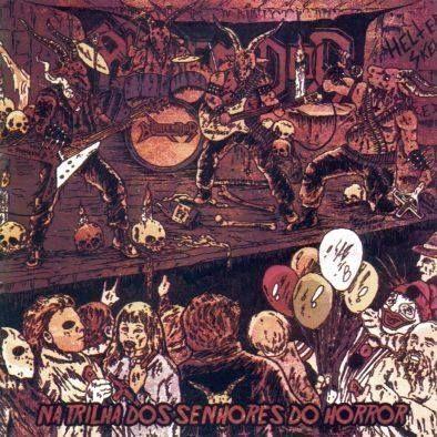 Portada de Álbum "Na Trilha Dos Senhores do Horror", de Blasfemador