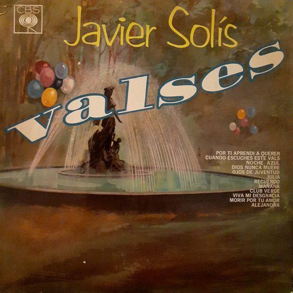 Portada del álbum "Valses", de Javier Solís