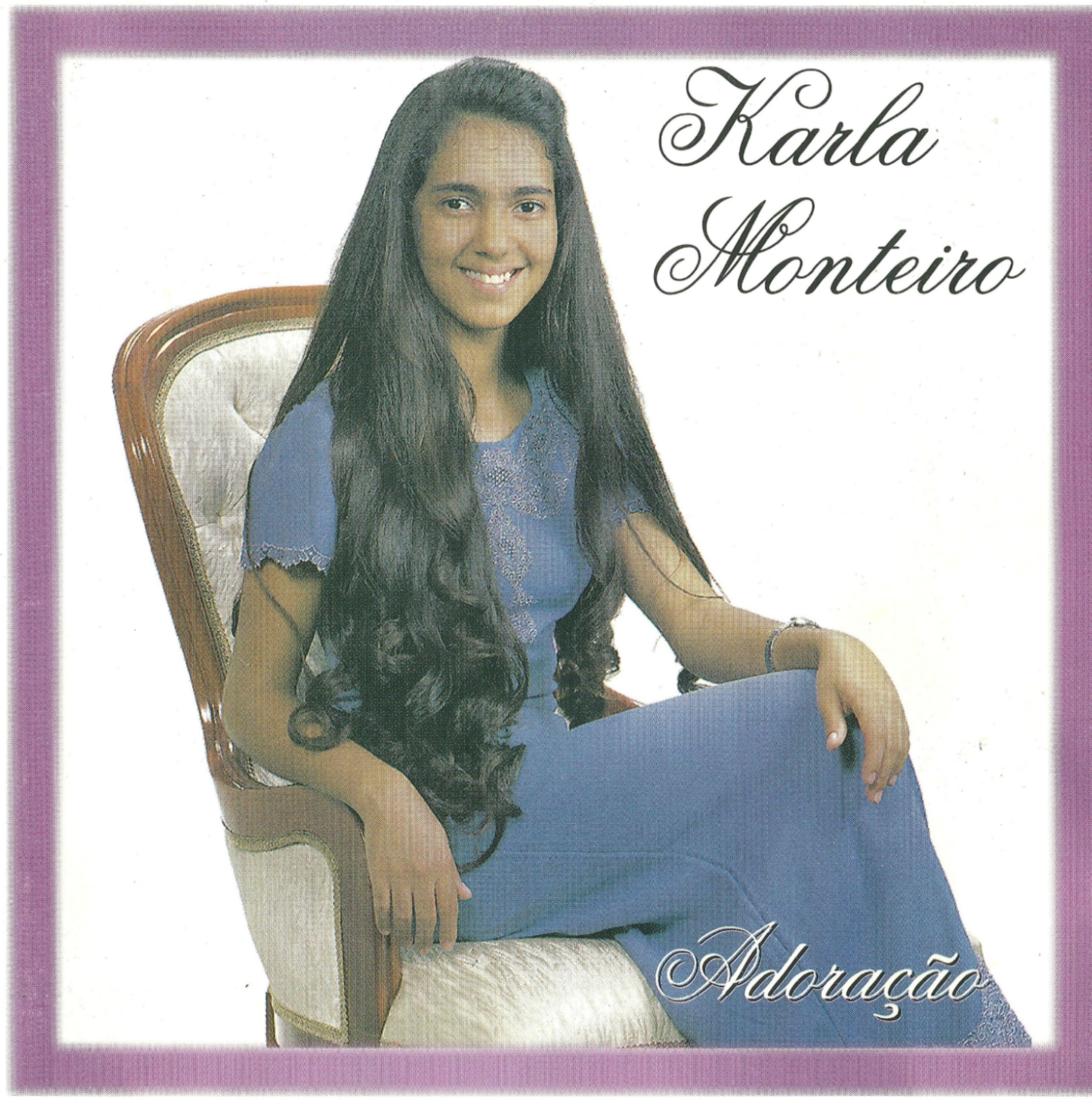 Portada de Álbum "Adoração", de Karla Monteiro