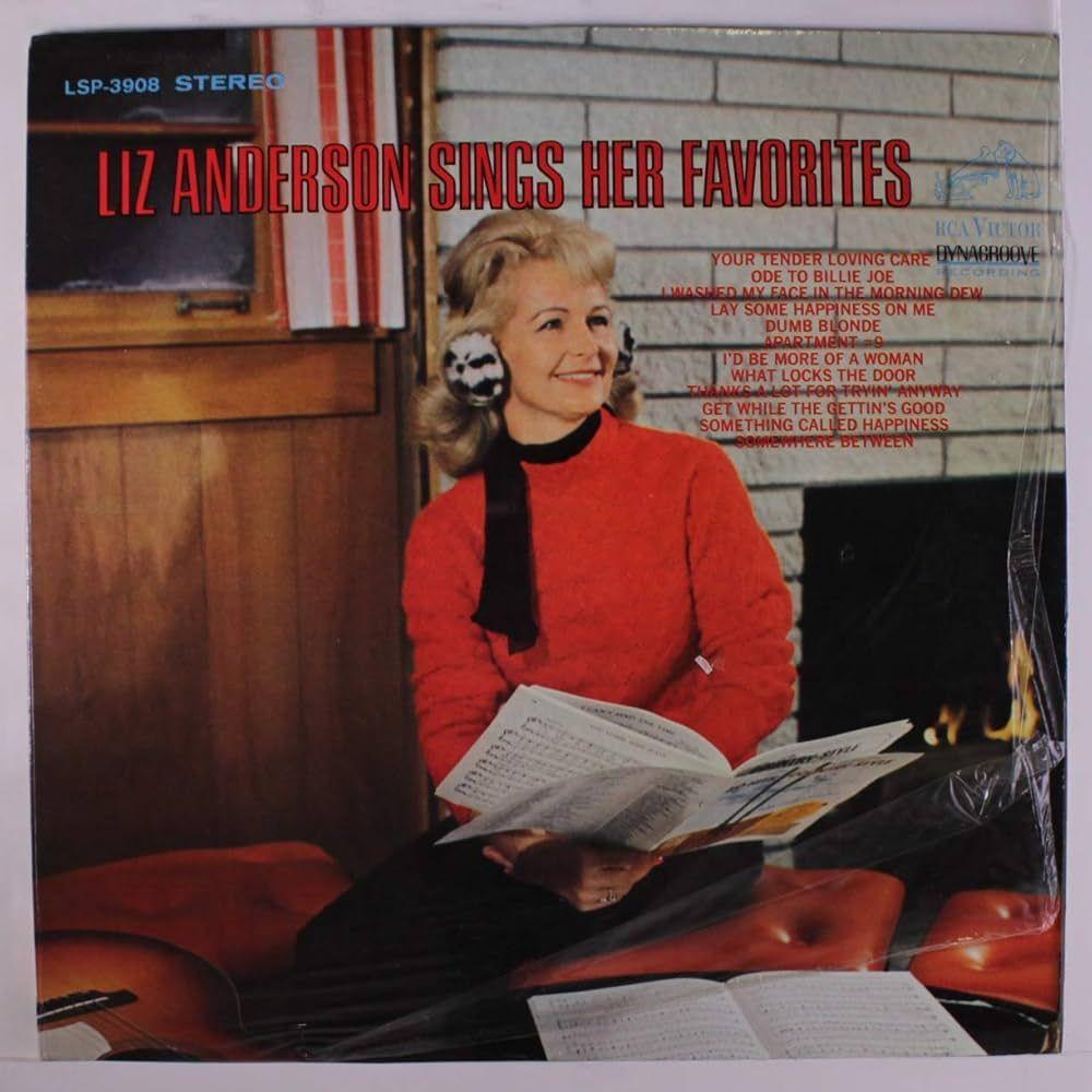 Portada de Álbum "Liz Anderson Sings Her Favorites", de Liz Anderson