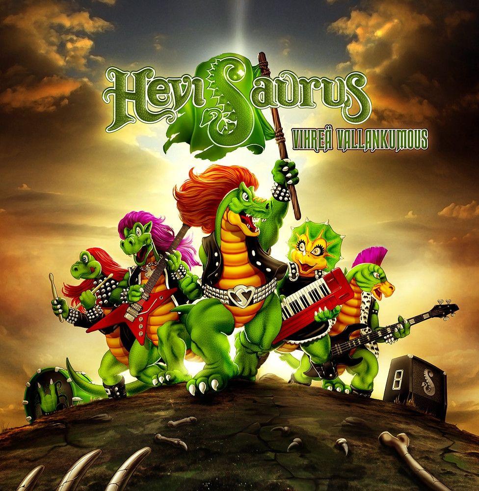 Portada de Álbum "Vihreä Vallankumous", de Hevisaurus