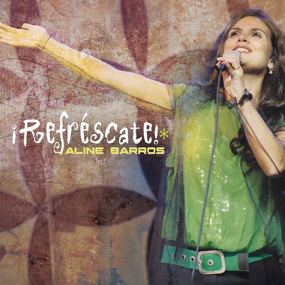 Portada del álbum "¡Refréscate!", de Aline Barros