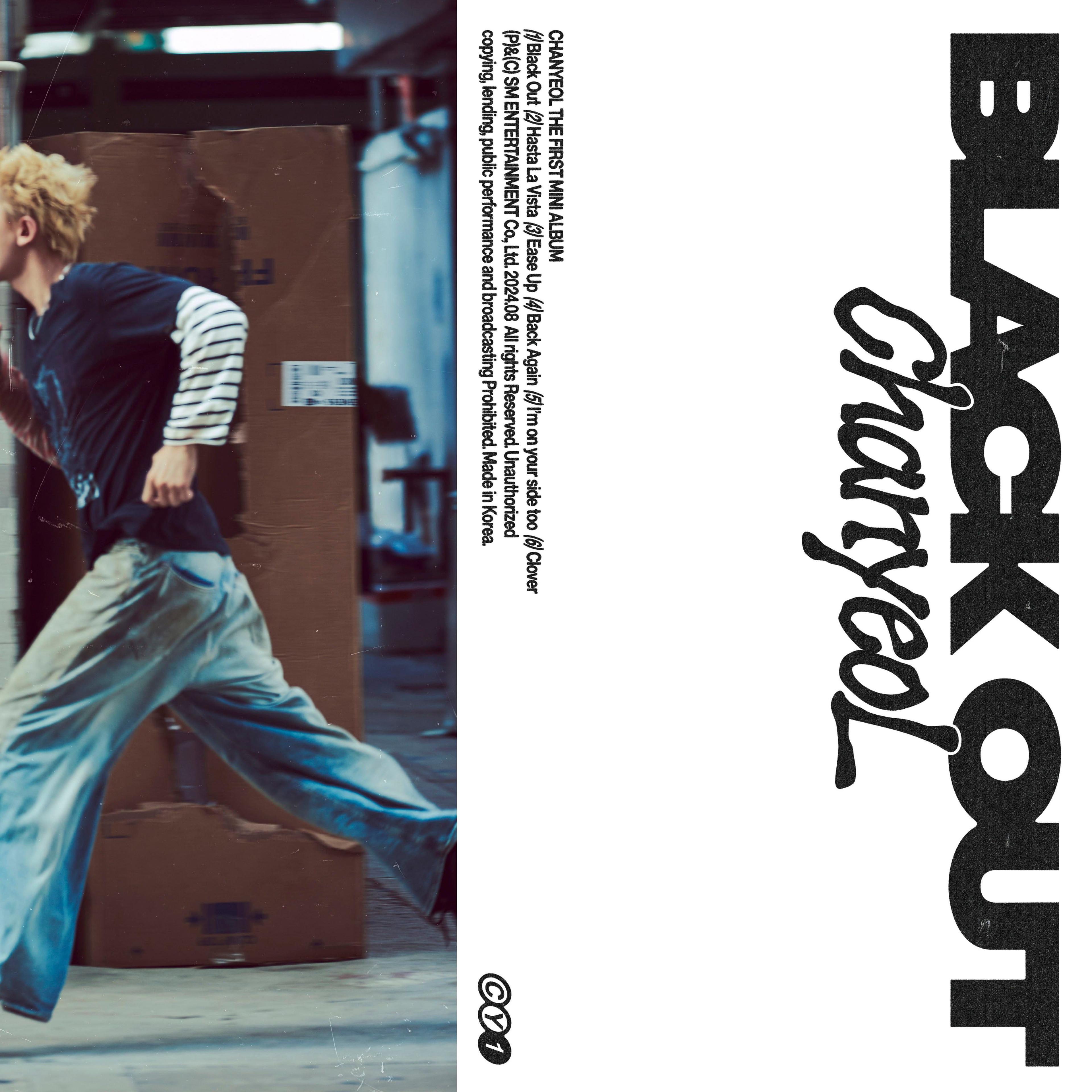 Portada de Sencillo/EP "Black Out", de CHANYEOL