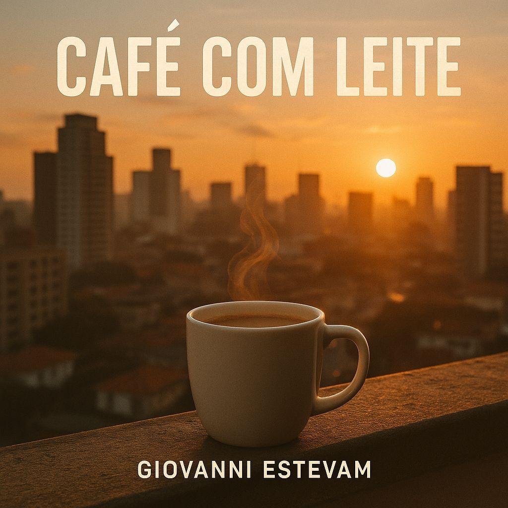 Portada de Sencillo/EP "Café com Leite", de Giovanni Estevam