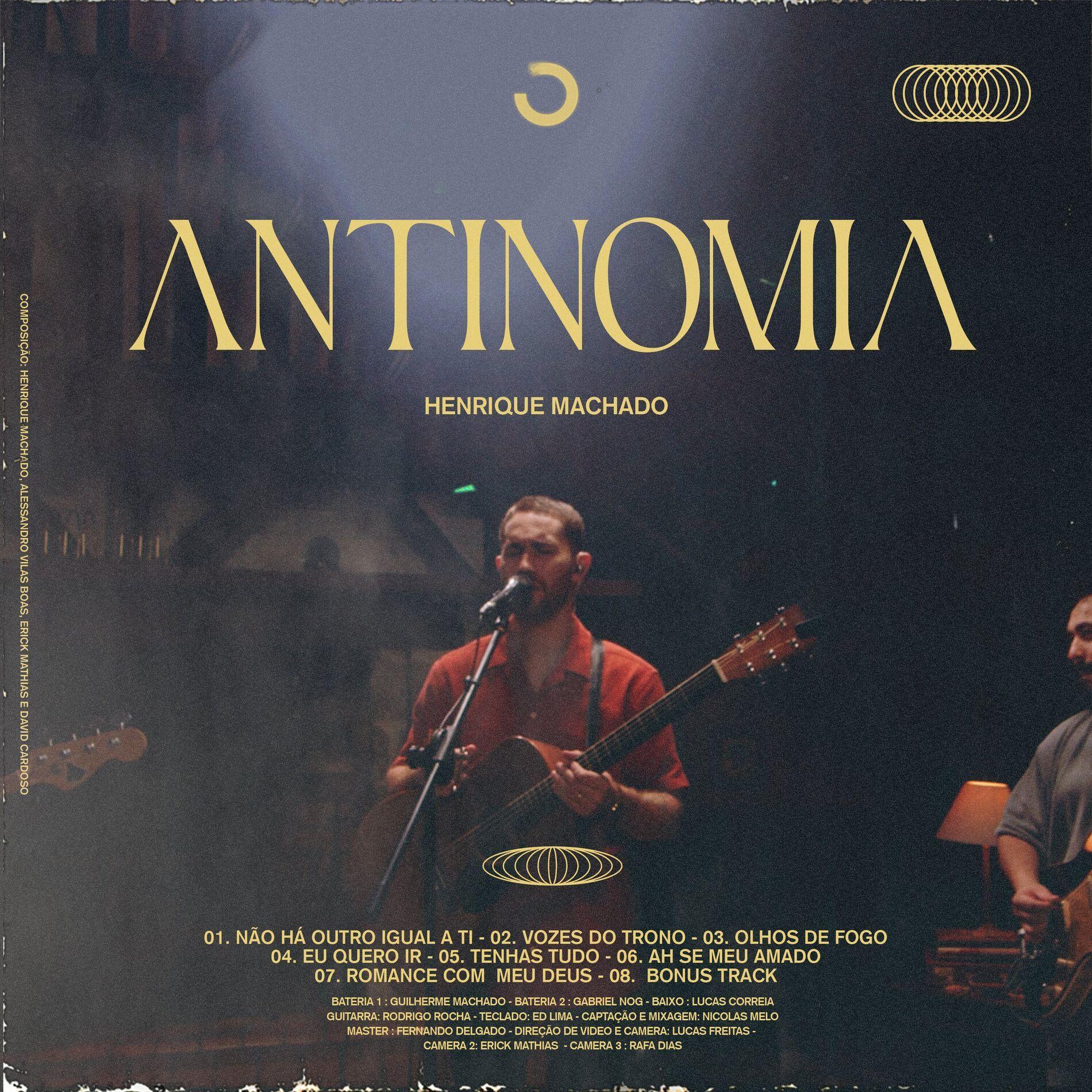 Portada de Álbum "Antinomia", de Henrique Machado