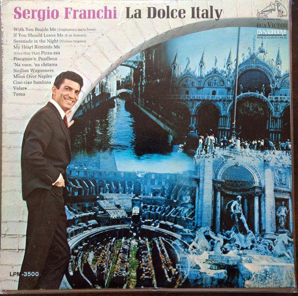 Portada de Álbum "La Dolce Italy", de Sergio Franchi