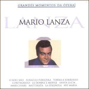 Portada de Álbum "Grandes Momentos da Ópera", de Mario Lanza