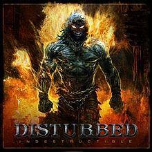 Capa do Álbum "Indestructible", de Disturbed