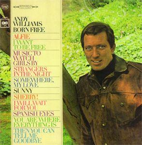 Capa do Álbum "Born Free", de Andy Williams